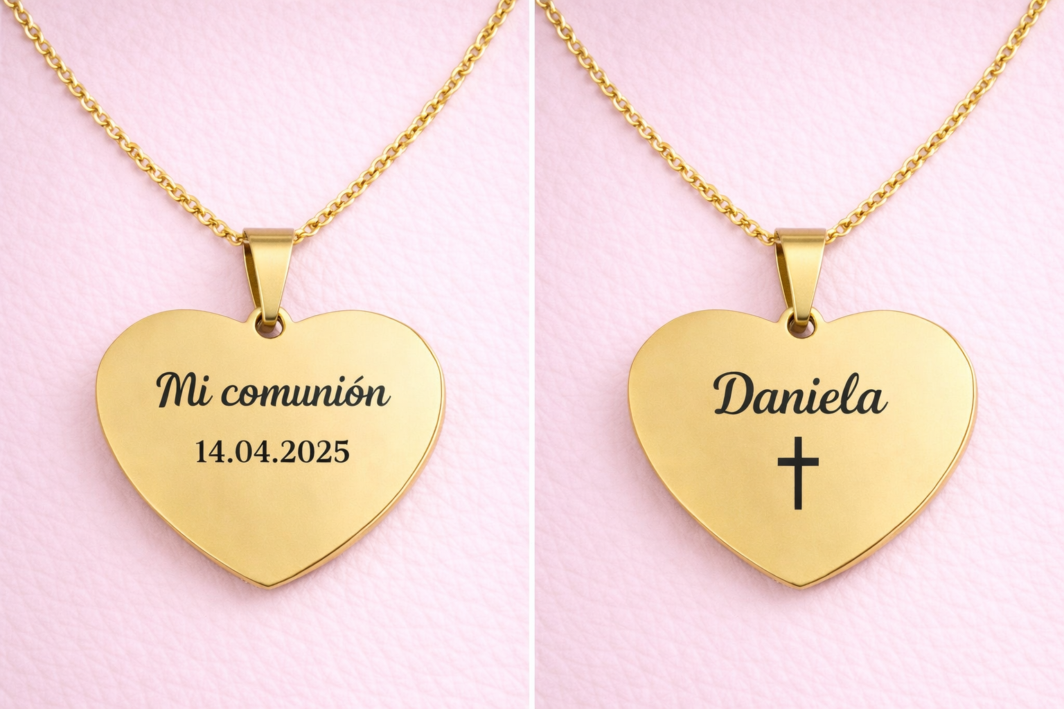 Collar grabado comunión